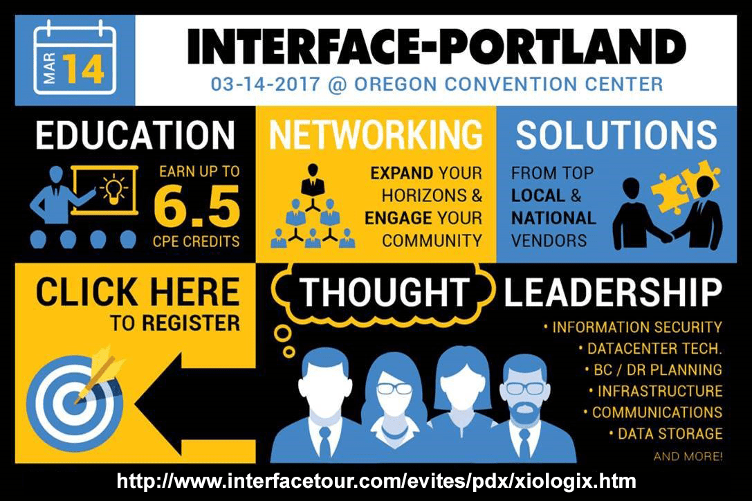 Presentations at Portland Interface 2017 XIOLOGIX XIOLOGIX