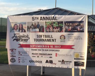 Fastpitch Cares Banner