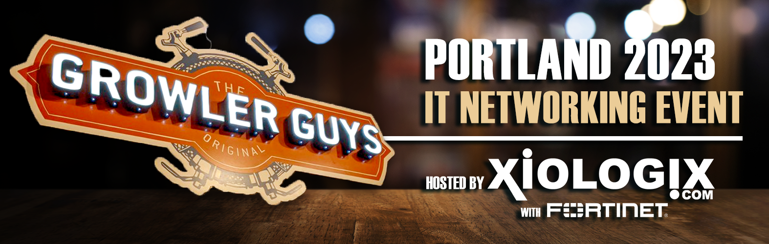 Portland Growler Guys IT Growler Fill Networking Event Banner